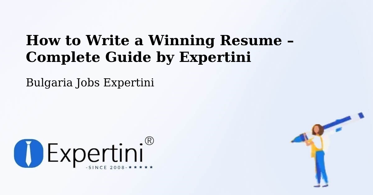 Resume Writing Guide for Job Seekers – Nesebar - Nesebar, Bulgaria Jobs Expertini